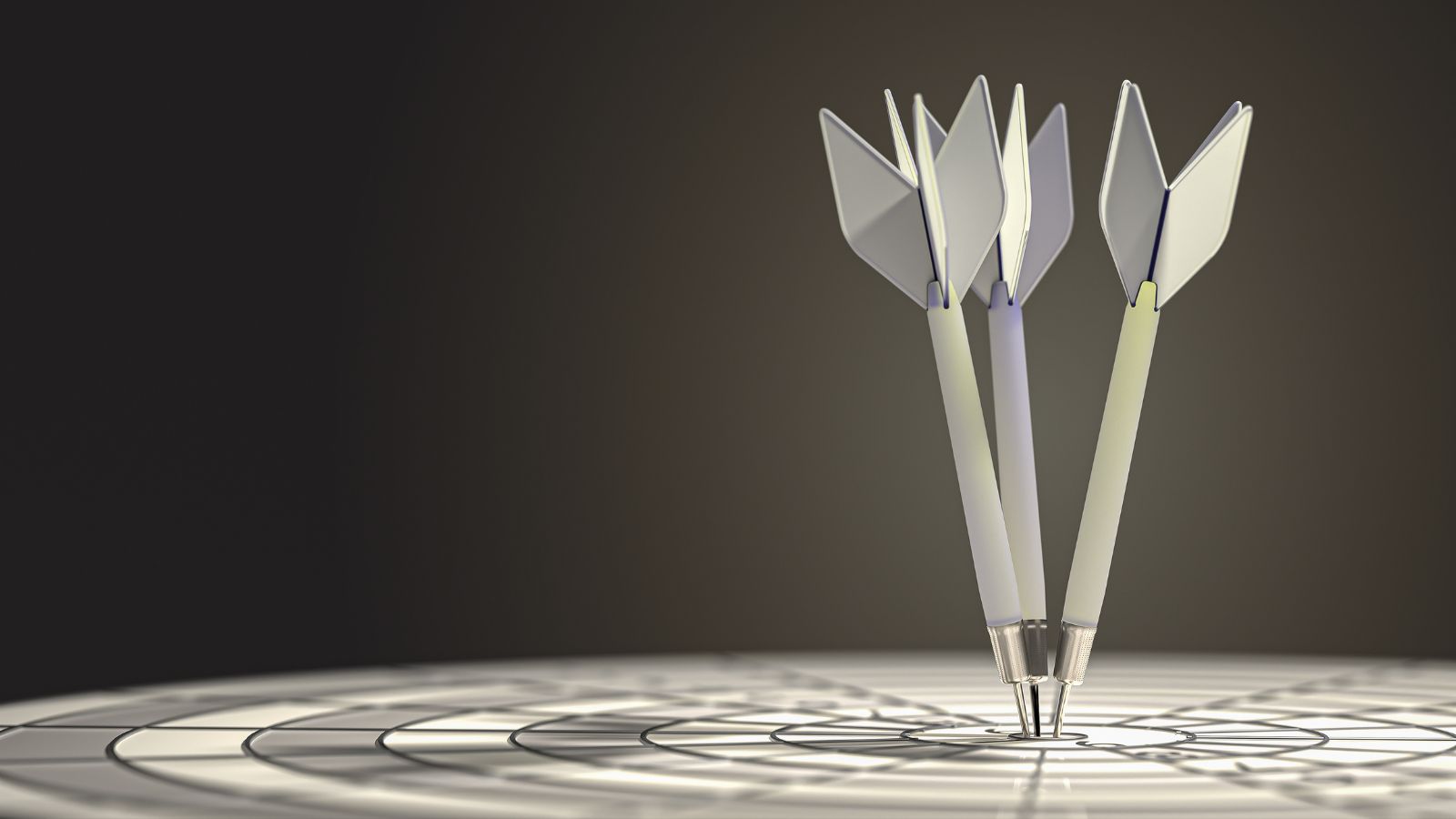 A dart hitting the center of a bullseye to represent the shift toward accuracy and precision in multilingual origination.