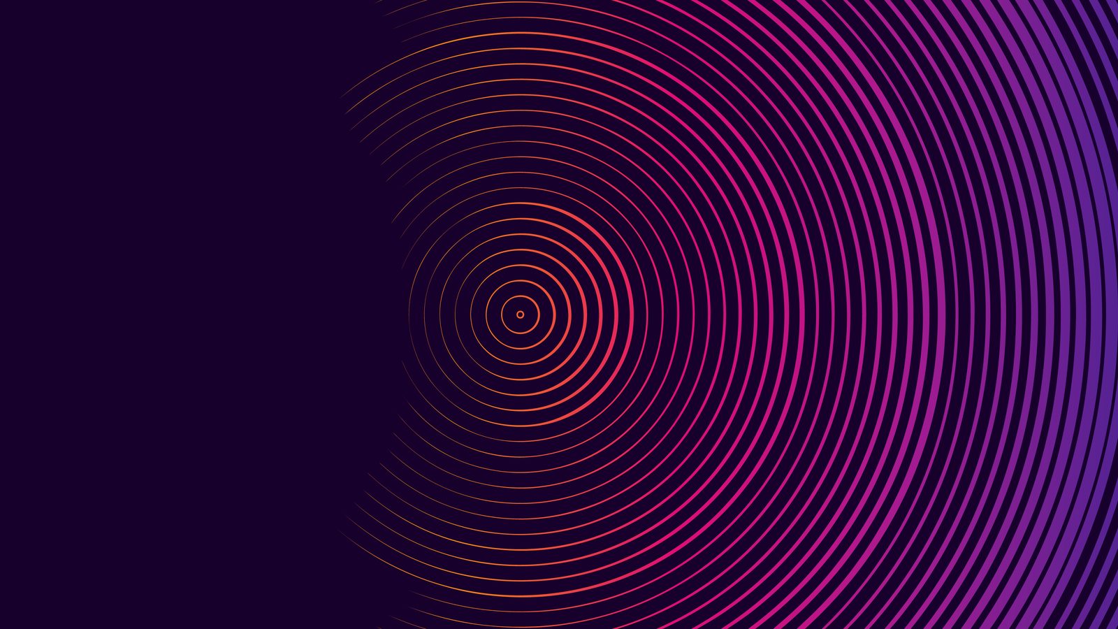 Concentric circles radiating outward as a metaphor for a unified SaaS localization ROI dashboard built for 2026